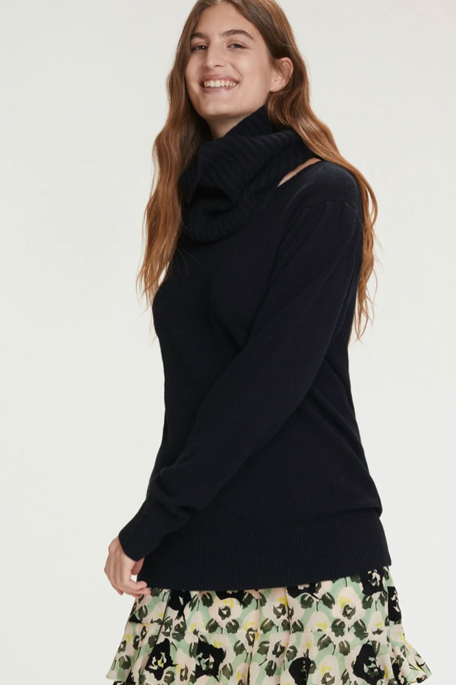 wool and cashmere mix sweater