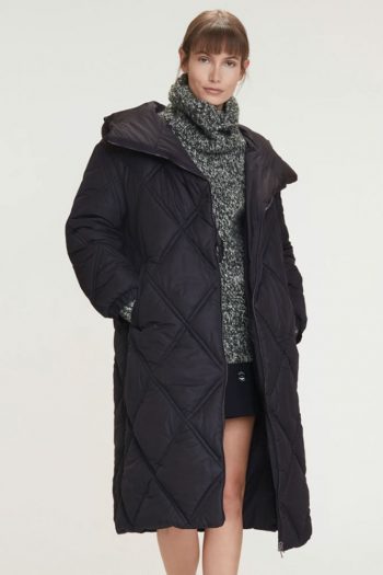soft quilted puffa coat